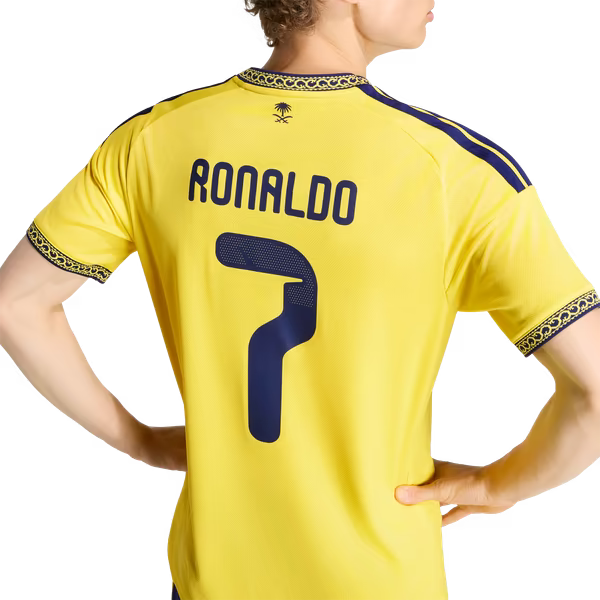 Cristiano Ronaldo Al-Nassr FC Soccer Intl 2026/27 Home Replica Jersey - Yellow