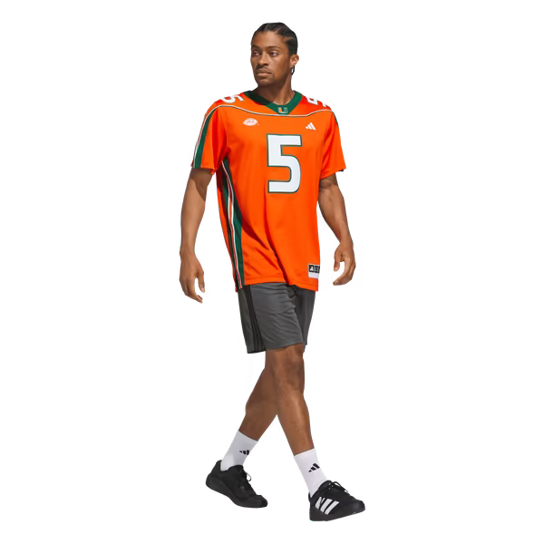 Andre Johnson Miami Hurricanes Soccer Intl Home It's Back Premier Jersey - Orange