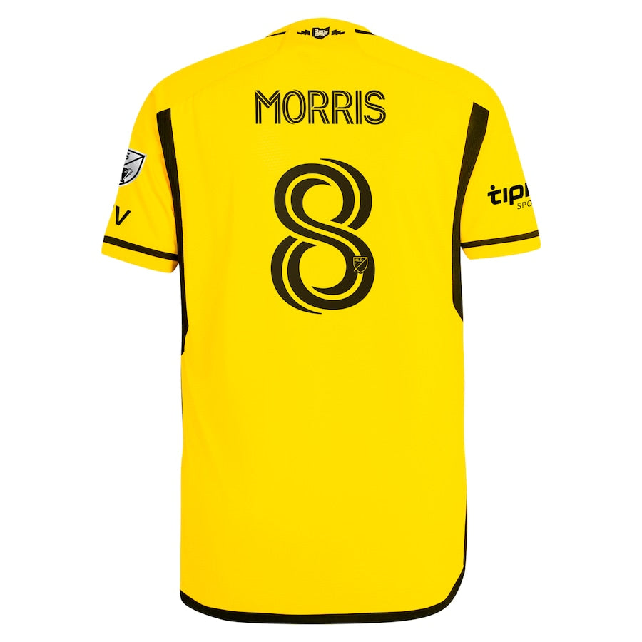 Aidan Morris Columbus Crew 2024 The Home Kit  Player Shirt - Yellow