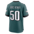 Keyshawn James-Newby Philadelphia Eagles Soccer Intl Team Game Jersey - Midnight Green
