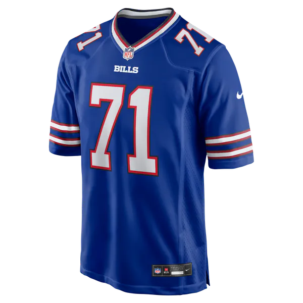 Jedrick Wills Jr. Buffalo Bills Soccer Intl Team Game Jersey - Royal
