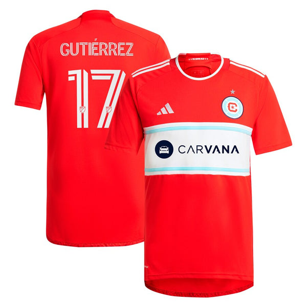 Brian Gutiérrez Chicago Fire  2024 Return To Red  Player Jersey – Red