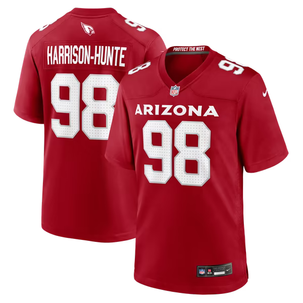 Jared Harrison-Hunte Arizona Cardinals Soccer Intl Team Game Jersey - Cardinal