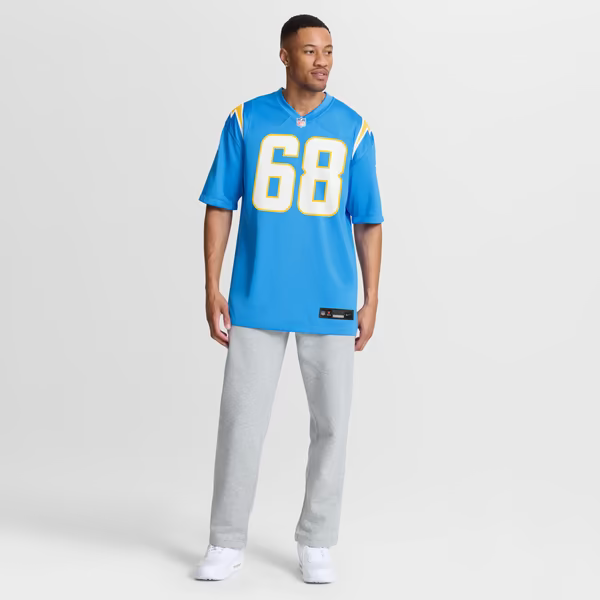 Josh Kaltenberger Los Angeles Chargers Soccer Intl Team Game Jersey - Powder Blue