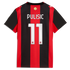 Puma Christian Pulisic AC Milan 2026/27 Home Replica Jersey Black/Red