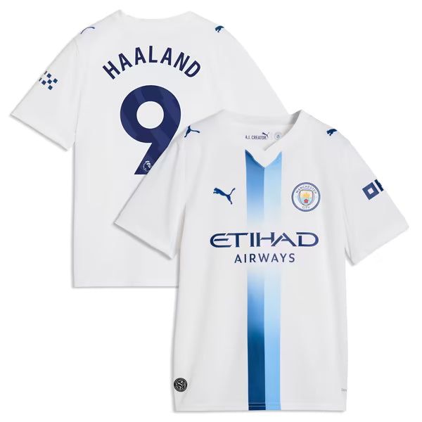 Erling Haaland Manchester City Soccer Intl Youth 2026/27 Third Replica Jersey - White