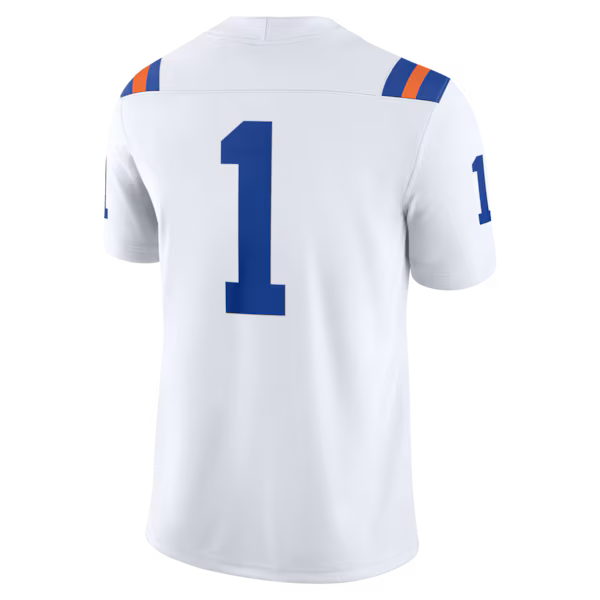#1 Florida Gators Soccer Intl Brand Alternate Game Football Jersey - White