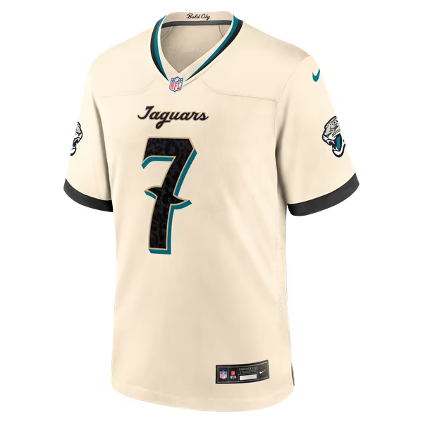 Brian Thomas Jr. Jacksonville Jaguars Soccer Intl 2026 Rivalries Collection Game Jersey - Natural