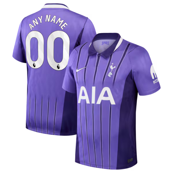 Tottenham Hotspur Soccer Intl 2026/27 Third Stadium Replica Custom Jersey - Purple
