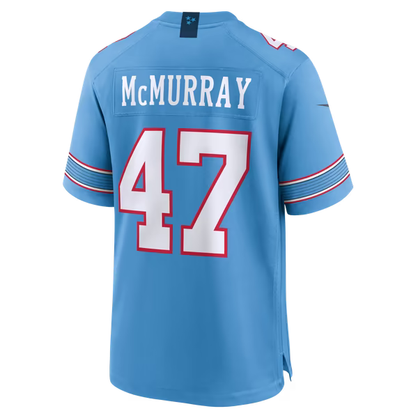 Jalen McMurray Tennessee Titans Soccer Intl Team Game Jersey - Light Blue