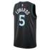 Anthony Edwards Minnesota Timberwolves Soccer Intl Brand Unisex Swingman Jersey - Statement Edition - Black