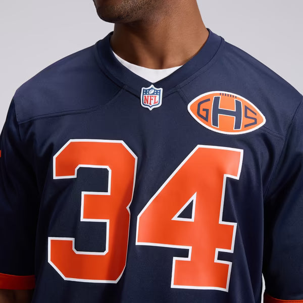 Walter Payton Chicago Bears Soccer Intl 2026 Rivalries Collection Game Jersey - Navy