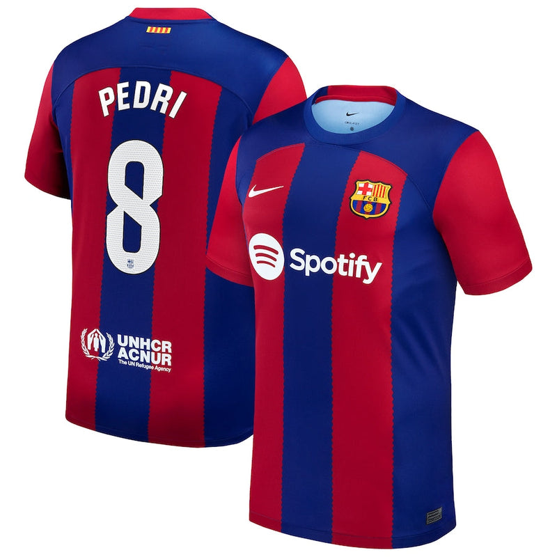 Pedri Barcelona  2023/24 Home Jersey - Royal