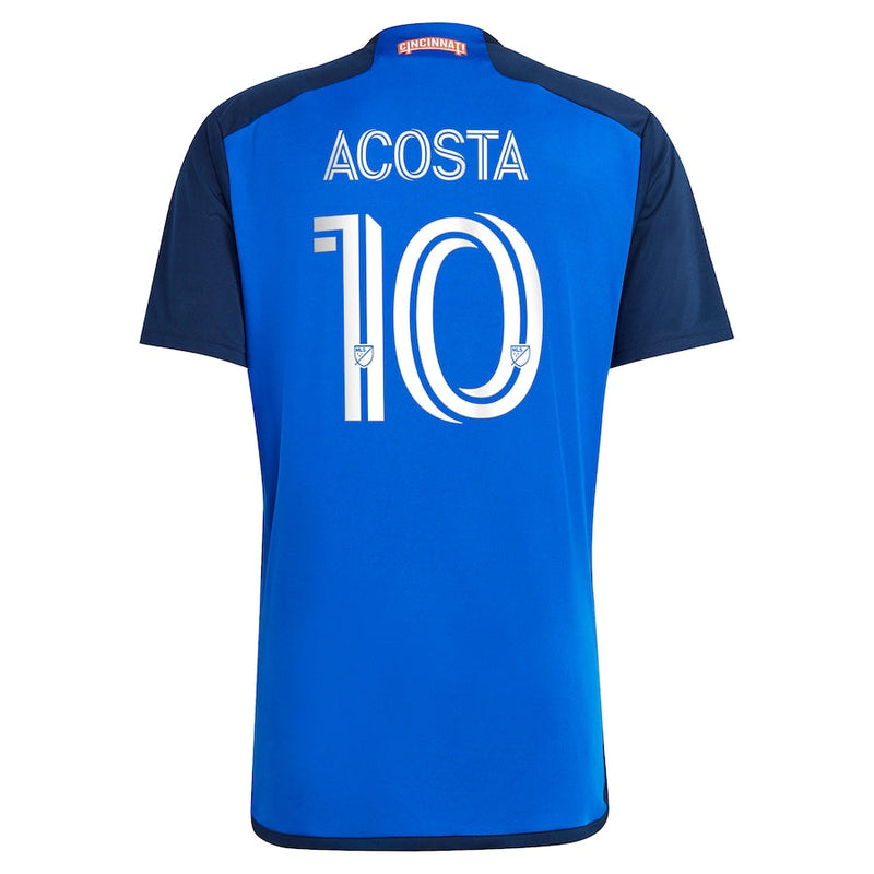 Luciano Acosta FC Cincinnati  2024 River Kit  Player Jersey - Blue