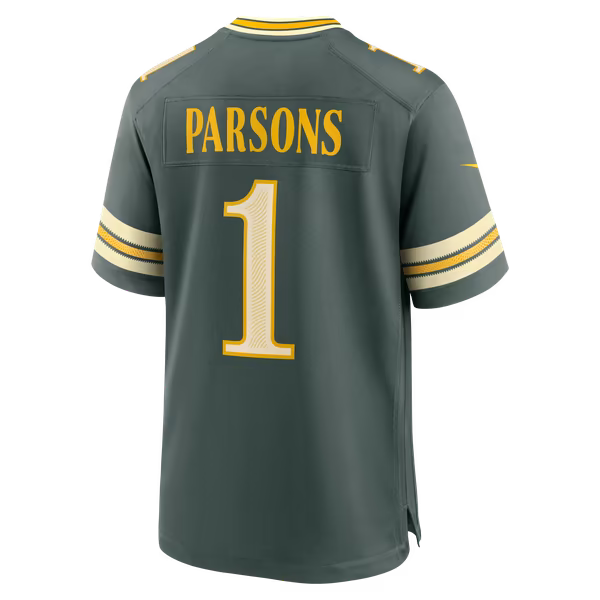 Micah Parsons Green Bay Packers Soccer Intl 2026 Rivalries Collection Game Jersey - Green