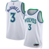 Jaden McDaniels Minnesota Timberwolves Soccer Intl Unisex Swingman Jersey - Association Edition - White
