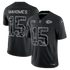 Patrick Mahomes Kansas City Chiefs Soccer Intl 2026 Salute to Service Stitched Limited Jersey - Black