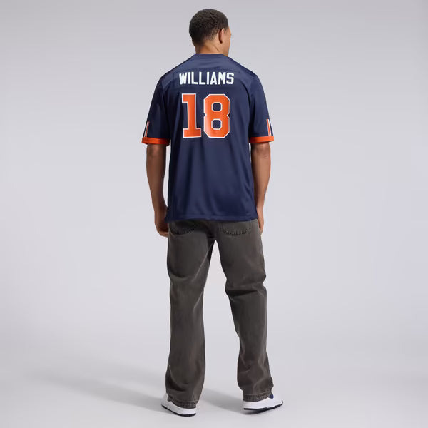 Caleb Williams Chicago Bears Soccer Intl 2026 Rivalries Collection Game Jersey - Navy