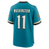 Parker Washington Jacksonville Jaguars Soccer Intl Alternate Prowler Throwback Game Jersey - Teal