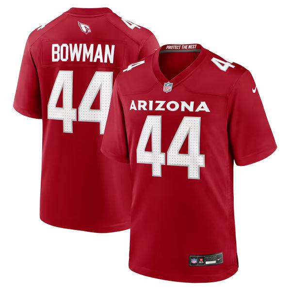Shawn Bowman Arizona Cardinals Soccer Intl Team Game Jersey - Cardinal