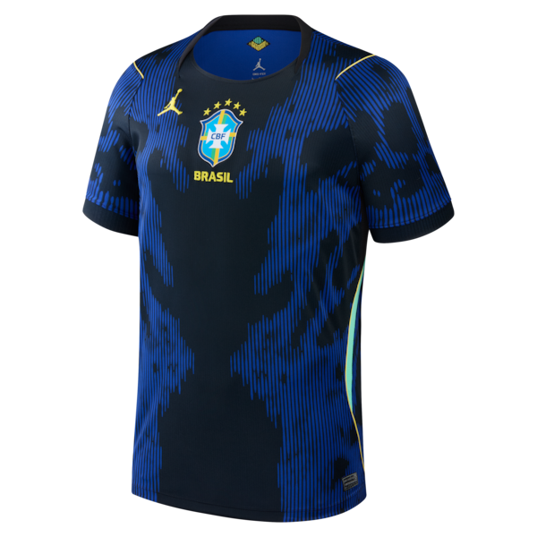 Soccer Intl Brand Brazil National Team 2026 Away Stadium Replica Jersey Blue