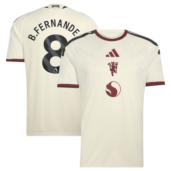 Bruno Fernandes Manchester United Soccer Intl 2026/27 Third Replica Jersey - Cream