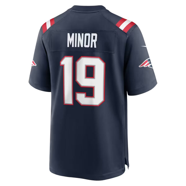 Kobee Minor New England Patriots Soccer Intl Team Game Jersey - Navy