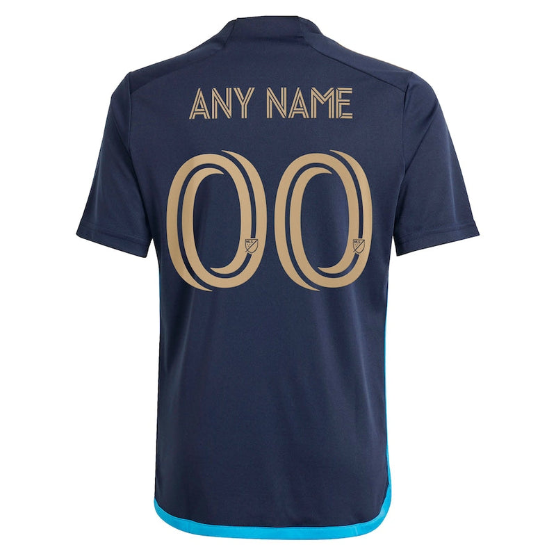 Philadelphia Union   2024 The XV Kit  Custom Jersey – Navy