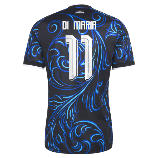 Soccer Intl Angel Di Maria Argentina National Team 2026 Away Replica Jersey Black