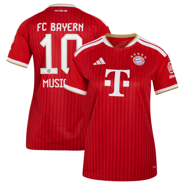 Soccer Intl Jamal Musiala Bayern Munich 2026/27 Home Replica Jersey Red