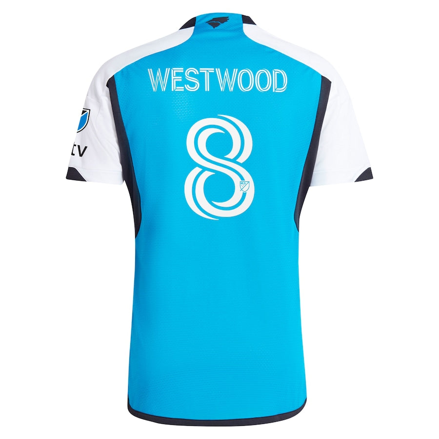 Ashley Westwood Charlotte FC 2024 The Carolina Kit: Explore  Player Shirt - Blue