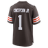 KC Concepcion Jr. Cleveland Browns Soccer Intl Team Game Jersey - Brown