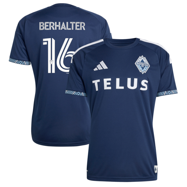 Soccer Intl Sebastian Berhalter Vancouver Whitecaps FC 2026 The Coastal Jersey Replica Blue