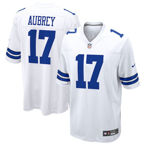 Soccer Intl Brandon Aubrey Dallas Cowboys Game Jersey White