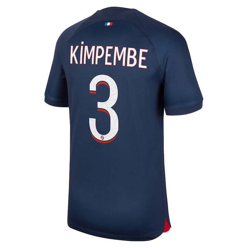 Presnel Kimpembe Paris Saint-Germain  2023/24 Home Player Jersey - Navy