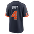 D'Andre Swift Chicago Bears Soccer Intl 2026 Rivalries Collection Game Jersey - Navy