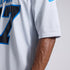 Aidan Hutchinson Detroit Lions Soccer Intl 2026 Rivalries Collection Game Jersey - Silver