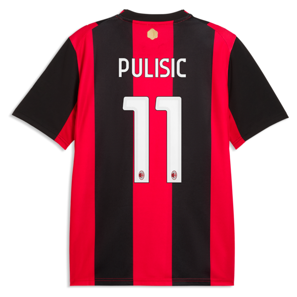 Soccer Intl Christian Pulisic AC Milan 2026/27 Home Replica Jersey Black/Red