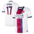 Soccer Intl Vitinha Paris Saint-Germain 2026/27 Away Stadium Replica Jersey White