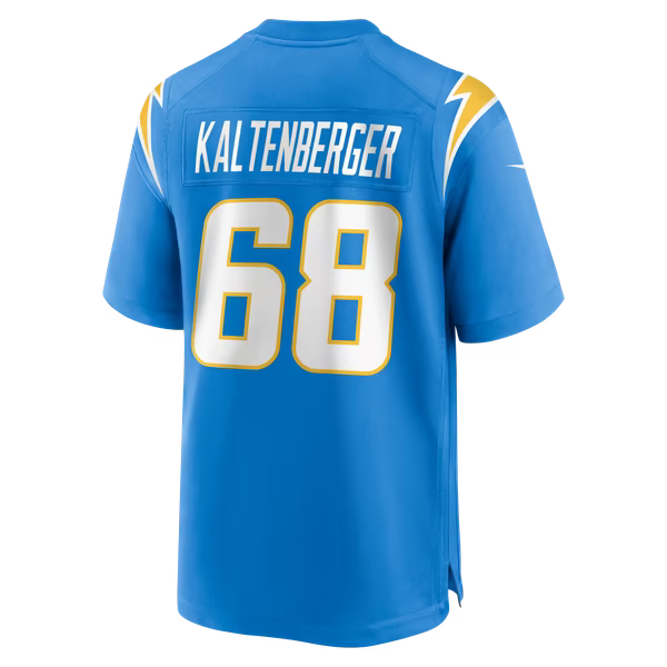 Josh Kaltenberger Los Angeles Chargers Soccer Intl Team Game Jersey - Powder Blue