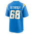 Josh Kaltenberger Los Angeles Chargers Soccer Intl Team Game Jersey - Powder Blue