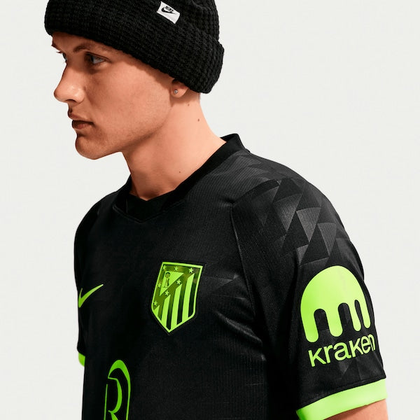 Soccer Intl Atletico de Madrid 2026/27 Away Stadium Replica Jersey Black