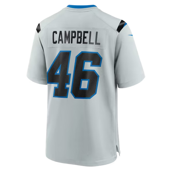 Jack Campbell Detroit Lions Soccer Intl 2026 Rivalries Collection Game Jersey - Silver