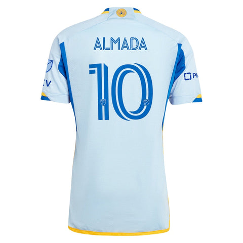 Thiago Almada Atlanta United FC 2024 The Resurgens Kit  Player Shirt - Light Blue