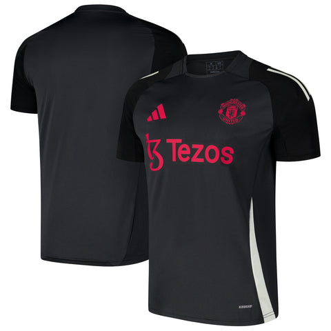 Manchester United 2024/25 AEROREADY Training Shirt - Black