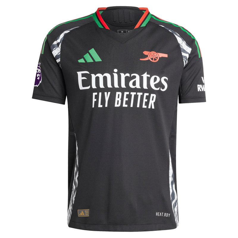 Arsenal adidas 2024/25 Away Custom Jersey - Black