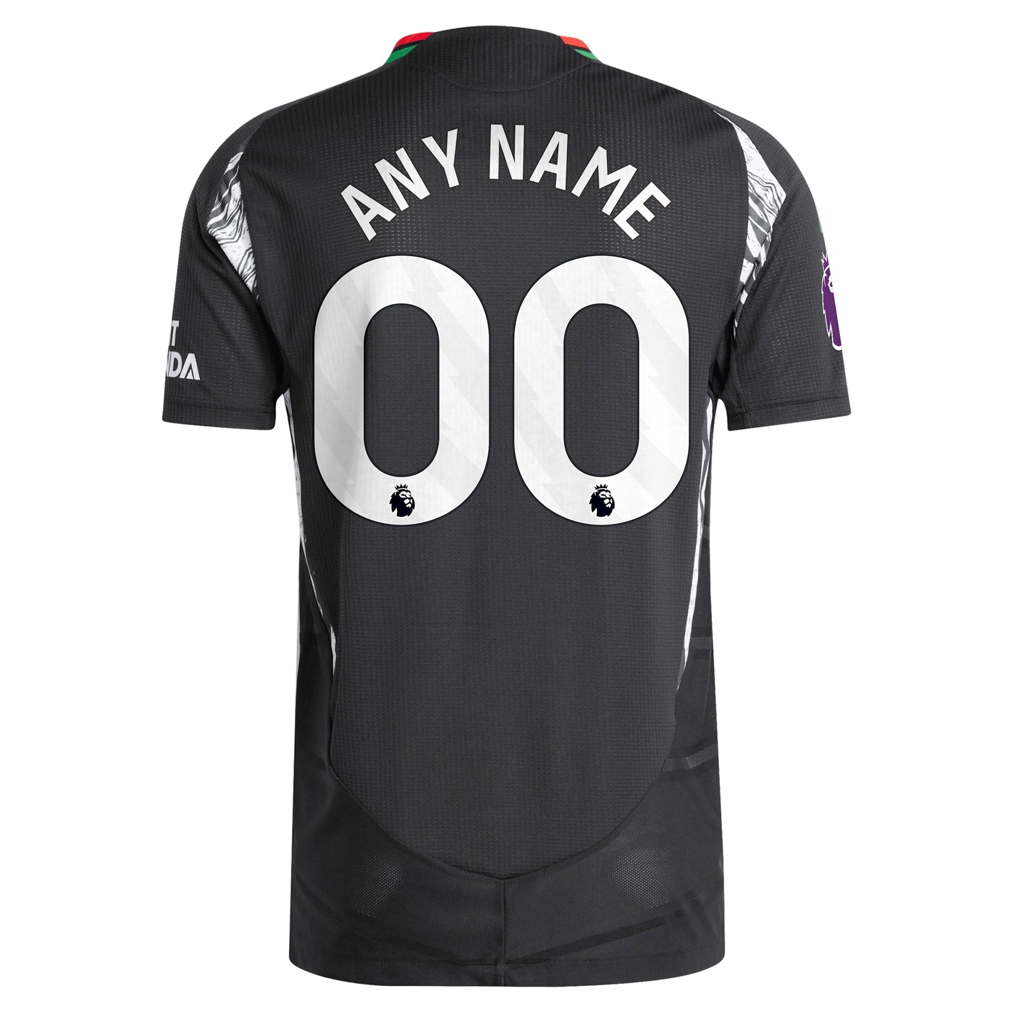 Arsenal 2024/25 Away Custom Shirt - Black