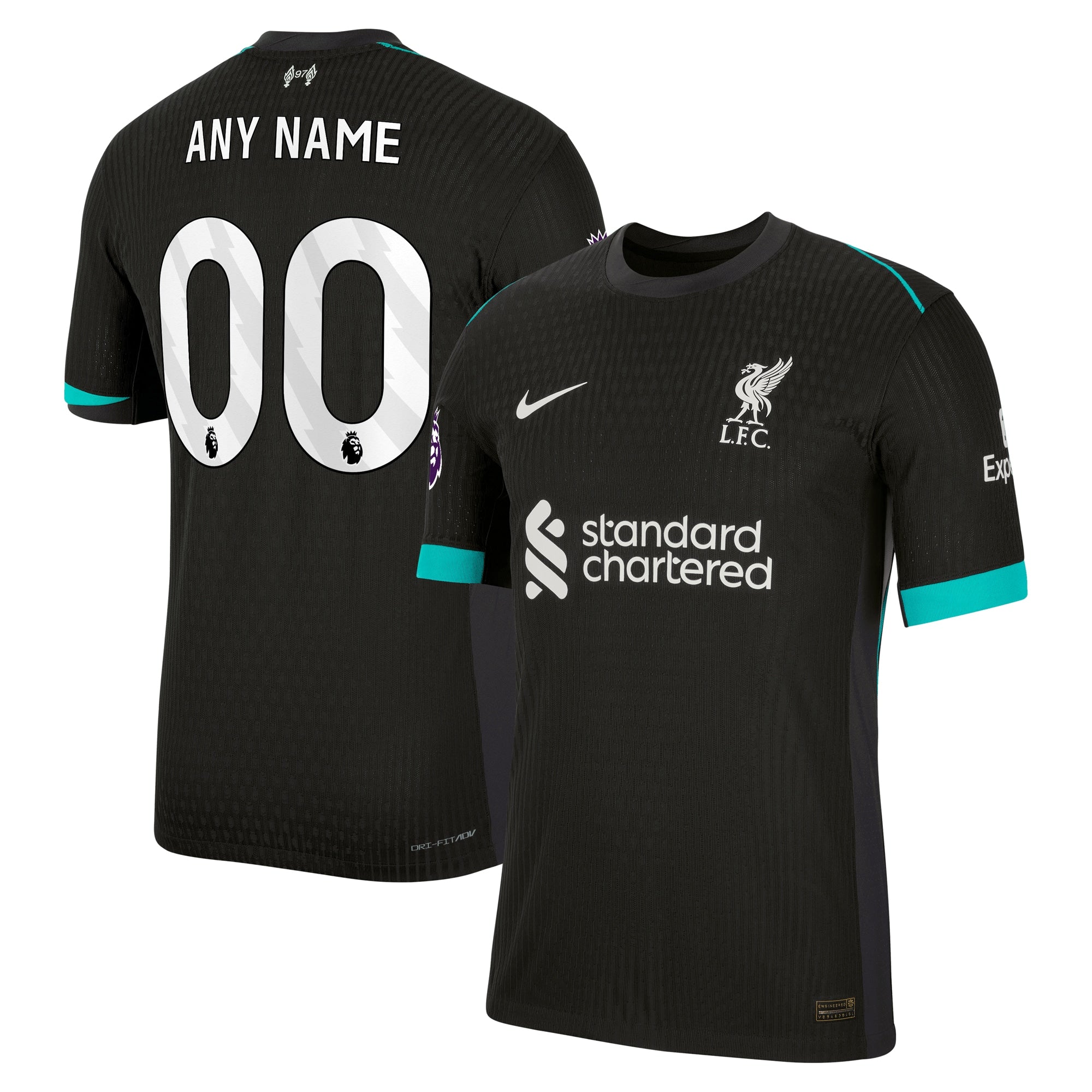Liverpool 2024/25 Away Custom Shirt - Forest Green