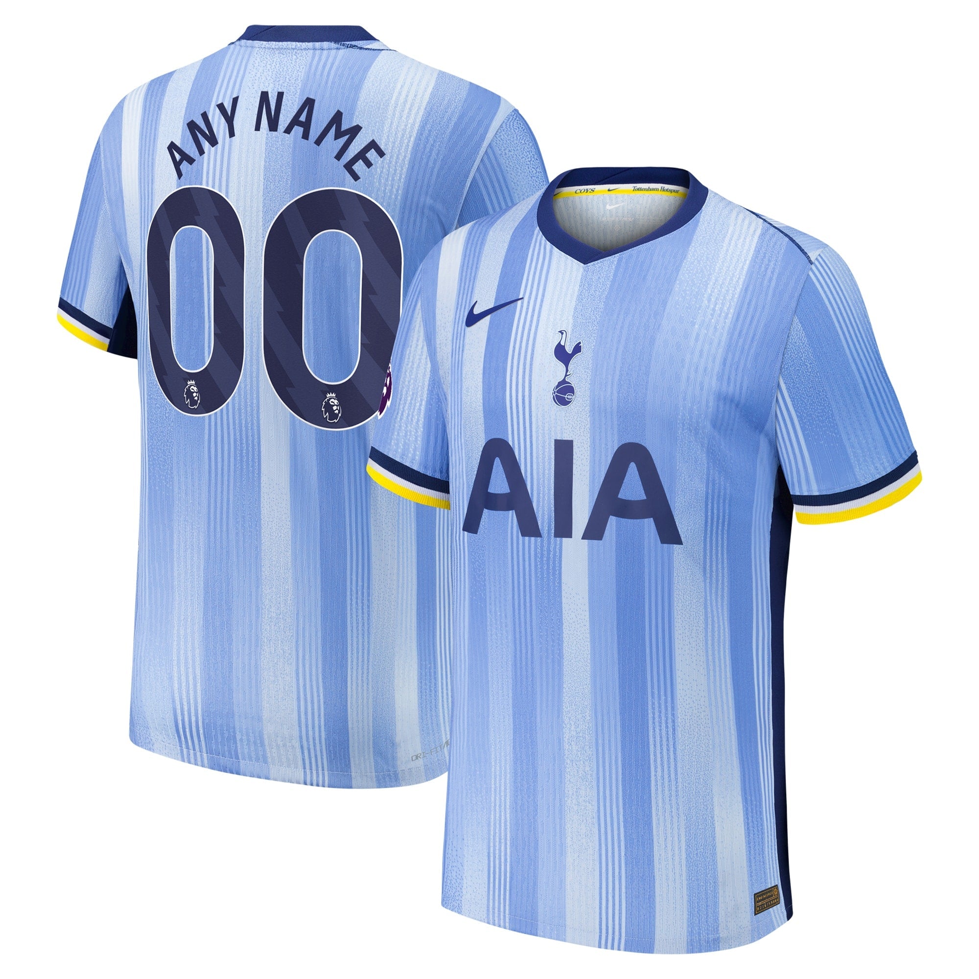Tottenham Hotspur 2024/25 Away Custom Shirt - Blue