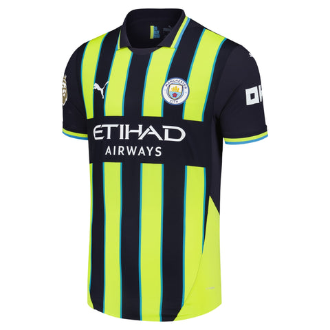Manchester City 2024/25 Away Custom Shirt - Navy
